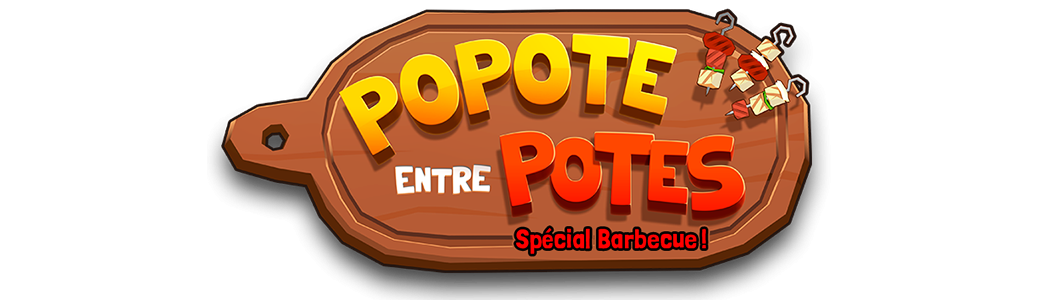Popote entre potes barbecue | Logo