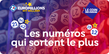 Euromillion - My Million : quels numéros sortent  le plus souvent ?