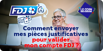 Compte FDJ : comment envoyer ses pièces justificatives ? 