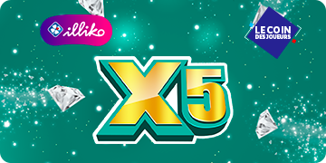 Illiko® X5 : Misez 1€ et tentez de gagner jusqu’à 10 000€ !