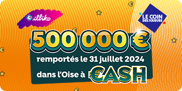 Un gain de 500K€ à Illiko® Cash !