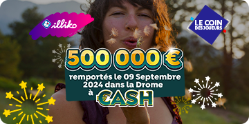 Il gagne 500 000 € grâce à un ticket à gratter Cash