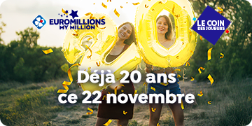Célébrez 20 ans de jackpots EuroMillions avec FDJ