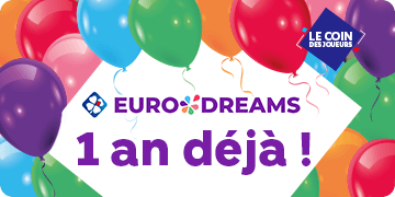 EuroDreams fête son 1er anniversaire !