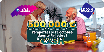 Illiko® Cash : un couple de Bretons gagne le jackpot 