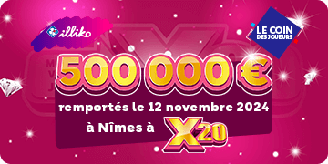 Illiko® X20 : un Nîmois gagne 500 000 € le 12/11 