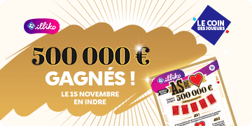 Illiko® As de Coeur : un couple gagne 500 000 € !