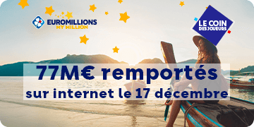 Jackpot EuroMillions de 77 M€ pour cette Boulonnaise