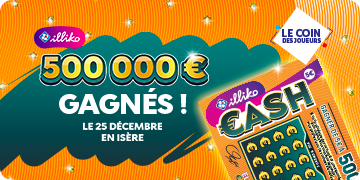 Un ami lui offre un Illiko® Cash à Noël, il gagne 500 000 €