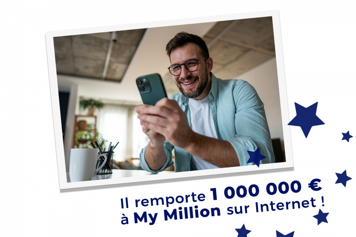 Nouveau gagnant My Million® vendredi 13 juin sur FDJ.fr