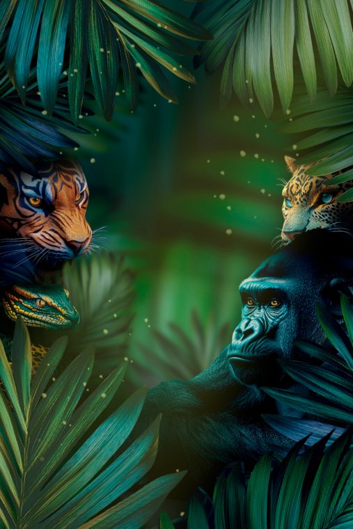 image background pour la carte de jeu Mythic Jungle