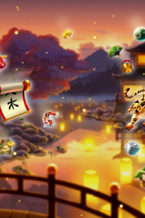 image background pour la carte de jeu Asian Luck