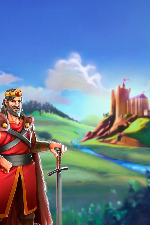image background pour la carte de jeu Château d'Or 