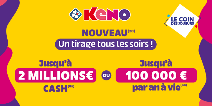 Keno évolue ! Découvrez les détails de la nouvelle édition  Keno évolue ! Découvrez les détails de la nouvelle édition