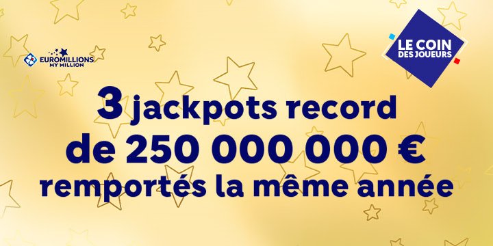 250 millions 'euros : le triple record Euromillions 2025