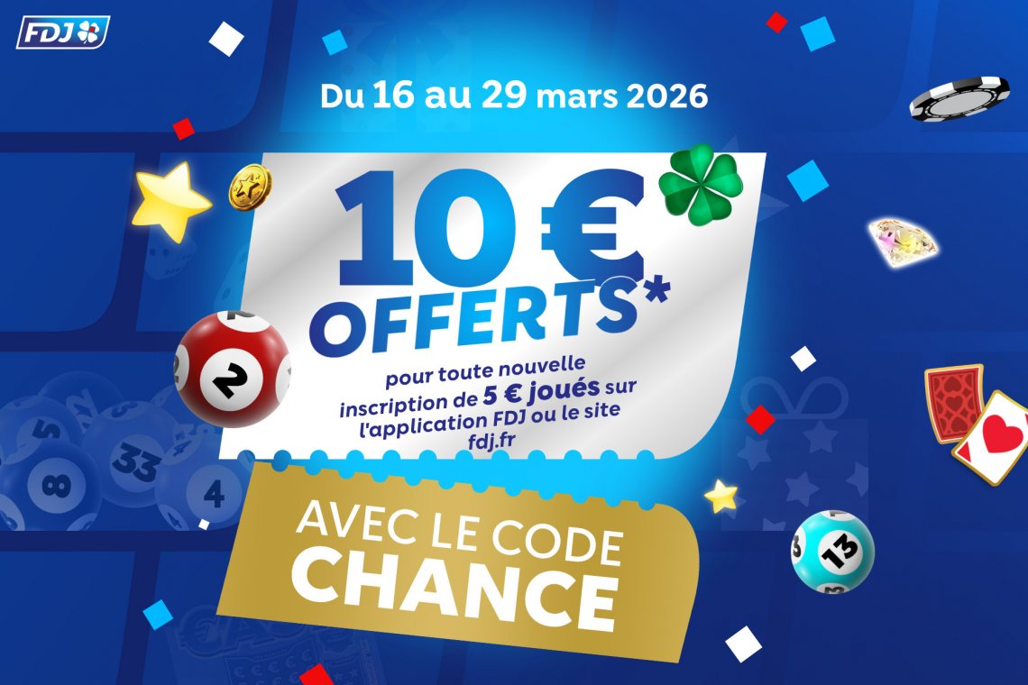 Code promo FDJ CHANCE mars 2026