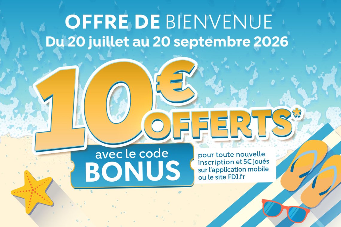 Code promo FDJ Bonus juillet 2026 Code promo FDJ Bonus juillet 2026