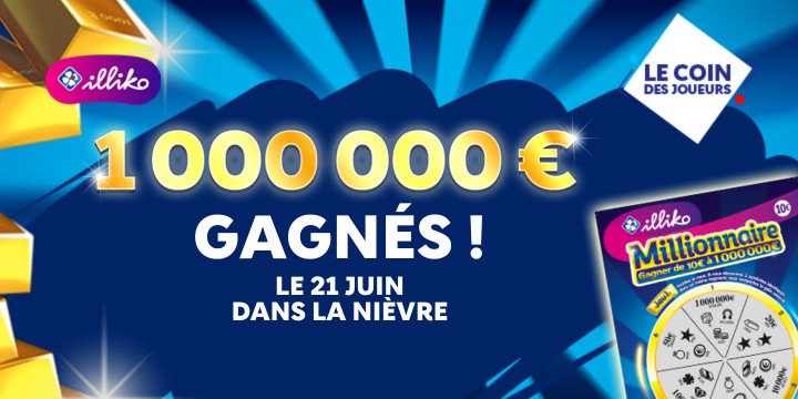 Une gagnante Millionnaire nivernaise remporte 1 M€ 